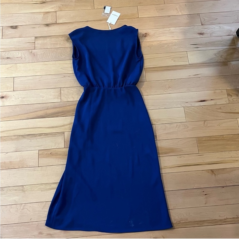 NWT Amanda Uprichard | REVOLVE Matthews Dress in Admiral Blue, Size Extra Small - Picture 8 of 8
